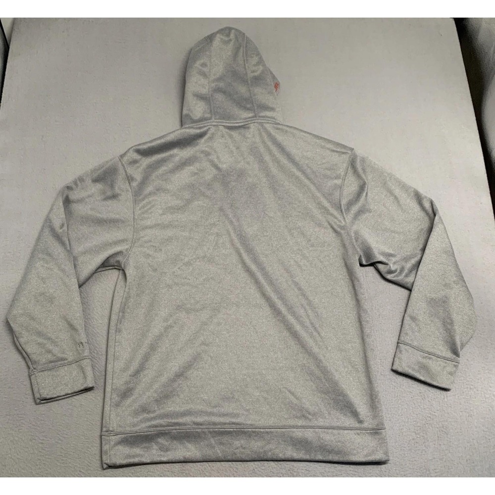 Under Armour UA Rival Antler Hoodie Mens M Loose Pullover Sweatshirt Gray Storm - Picture 5 of 10